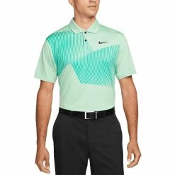 Nike Dri-FIT Vapor FA Print Polo -Shoes Popular Store 2022 nike dri fit vapor print polo enamel green front itempicture