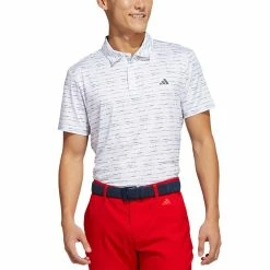 Adidas Stripe Zipper Polo
