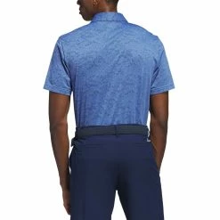Adidas Textured Jacquard Polo -Shoes Popular Store adidas 2023 textured jacquard polo blue fusion back itempicture