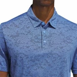 Adidas Textured Jacquard Polo -Shoes Popular Store adidas 2023 textured jacquard polo blue fusion detail3 itempicture