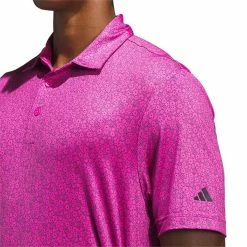 Adidas Ultimate365 Allover Print Polo -Shoes Popular Store adidas 2023 ultimate365 allover print polo lucid fuchsia detail2 itempicture