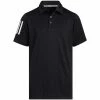 Adidas Boys Performance 3-Stripe Polo