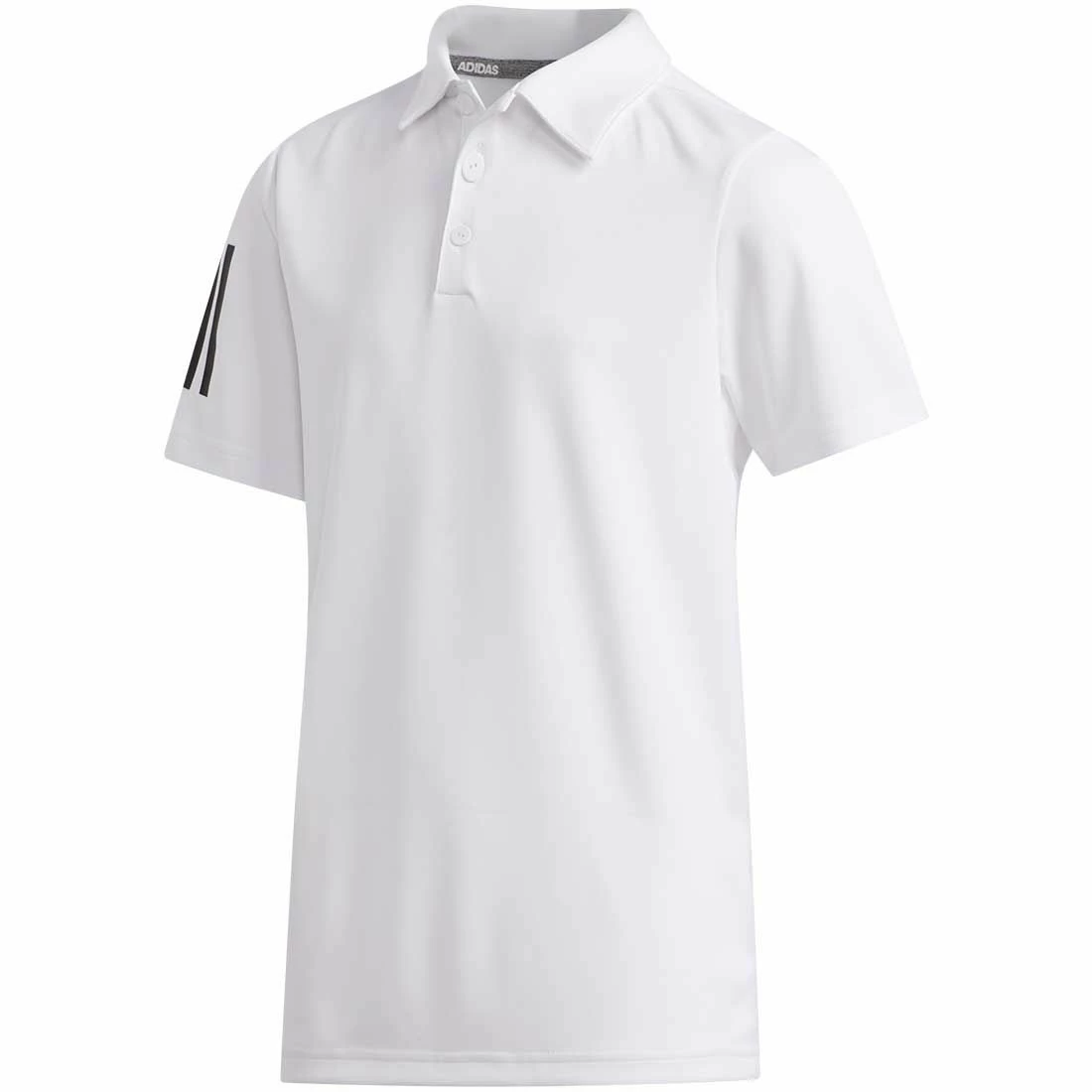 Adidas Boys Performance 3-Stripe Polo 2 Adidas Boys Performance 3-Stripe Polo - Image 2