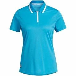 Adidas F21 Women's Equipment Short Sleeve Polo -Shoes Popular Store adidas f21 womens equipement short sleeve polo sonic aqua itempicture