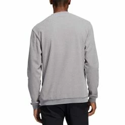 Adidas Core Crewneck Sweatshirt -Shoes Popular Store adidas fw22 core crewneck sweatshirt grey three back itempicture