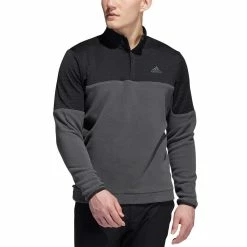 Adidas DWR Block Quarter Zip -Shoes Popular Store adidas fw22 dwr block quarter zip black grey six front itempicture