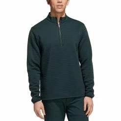 Adidas DWR Quarter Zip -Shoes Popular Store adidas fw22 dwr quarter zip shadow green front itempicture