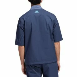 Adidas Provisional Short Sleeve Half Zip -Shoes Popular Store adidas fw22 provisional short sleeve half zip crew navy back itempicture