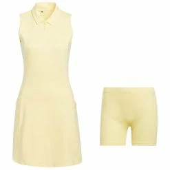 Adidas Women's Go-To Golf Dress 12 Adidas Women's Go-To Golf Dress -Shoes Popular Store adidas fw22 womens go to golf dress almost yellow laydown itempicture