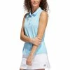 Adidas FW22 Women's Space Dyed Sleeveless Polo