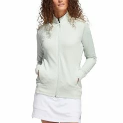 Adidas Women's Textured Full Zip Jacket -Shoes Popular Store adidas fw22 womens textured full zip jacket linen green itempicture