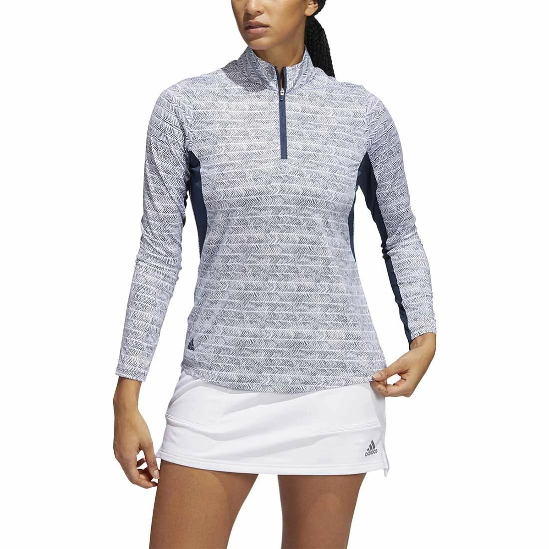 Adidas Women's Ultimate365 Printed Long Sleeve Pullover 1 Adidas Women's Ultimate365 Printed Long Sleeve Pullover