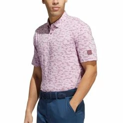 Adidas Go To Camo Print Polo -Shoes Popular Store adidas go to camo print polo quiet crimson front itempicture