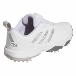 Adidas Juniors Codechaos 22 BOA Golf Shoes White/Silver/Grey Two -Shoes Popular Store adidas juniors codechaos 22 boa golf shoes white silver grey two back itempicture
