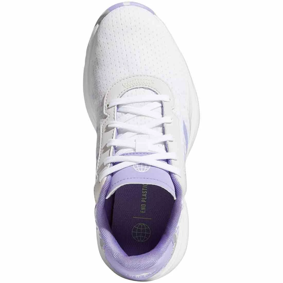 Adidas Juniors S2G Spikeless Golf Shoes White/Almost Lime/Light Purple 5 Adidas Juniors S2G Spikeless Golf Shoes White/Almost Lime/Light Purple - Image 5