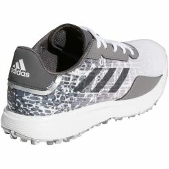 Adidas Juniors S2G Spikeless Golf Shoes White/Grey Four/Grey Six -Shoes Popular Store adidas juniors s2g spikeless golf shoes white grey four grey six gv9785 back itempicture