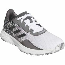 Adidas Juniors S2G Spikeless Golf Shoes White/Grey Four/Grey Six -Shoes Popular Store adidas juniors s2g spikeless golf shoes white grey four grey six gv9785 toe itempicture