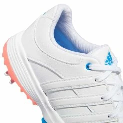 Adidas Juniors Tour360 Infinity Golf Shoes White/Iron/Blue Rush -Shoes Popular Store adidas juniors tour360 infinity golf shoes white iron blue rush gv9665 heel detail itempicture