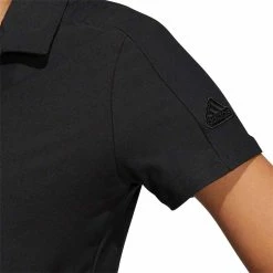 Adidas S21 Women's Go-To Short Sleeve Polo 9 Adidas S21 Women's Go-To Short Sleeve Polo -Shoes Popular Store adidas s21 womens go to short sleeve polo black detail itempicture