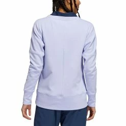 Adidas S21 Women's Go-To Sweatshirt -Shoes Popular Store adidas s21 womens go to sweatshirt violet tone back itempicture