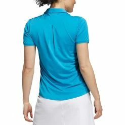Adidas S21 Women's Ultimate365 Solid Short Sleeve Polo -Shoes Popular Store adidas s21 womens ultimate365 solid short sleeve polo sonic aqua back itempicture