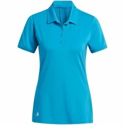 Adidas S21 Women's Ultimate365 Solid Short Sleeve Polo -Shoes Popular Store adidas s21 womens ultimate365 solid short sleeve polo sonic aqua itempicture