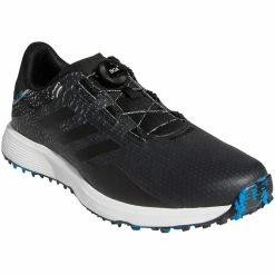 Adidas S2G Spikeless BOA Golf Shoes Black/Grey Six -Shoes Popular Store adidas s2g spikeless boa golf shoes black grey six gv9789 front itempicture