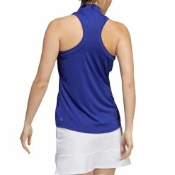 Adidas Women's Racerback Sleeveless Polo -Shoes Popular Store adidas ss22 womens racerback sleeveless polo legacy indigo back itempicture