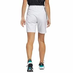 Adidas Women's Solid 7" Shorts -Shoes Popular Store adidas ss22 womens solid 7 inch shorts white back itempicture