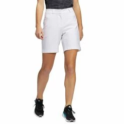 Adidas Women's Solid 7" Shorts -Shoes Popular Store adidas ss22 womens solid 7 inch shorts white front itempicture