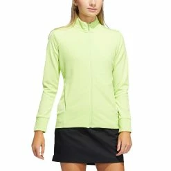 Adidas Women's Textured Full Zip Jacket -Shoes Popular Store adidas ss22 womens textured full zip jacket pulse lime itempicture