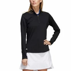 Adidas Women's Ultimate365 Sun Protection Pullover -Shoes Popular Store adidas ss22 womens ultimate365 sun protection pullover black itempicture