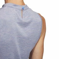 Adidas Women's Heathered Essentials Mock -Shoes Popular Store adidas ss23 womens heathered essentials mock blue fusion detail itempicture