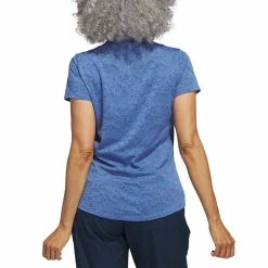 Adidas Women's Jacquard Polo -Shoes Popular Store adidas ss23 womens jacquard polo blue fusion back itempicture