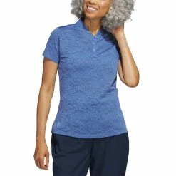 Adidas Women's Jacquard Polo -Shoes Popular Store adidas ss23 womens jacquard polo blue fusion itempicture