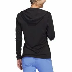 Adidas Women's Performance Hoodie -Shoes Popular Store adidas ss23 womens performance hoodie black back itempicture