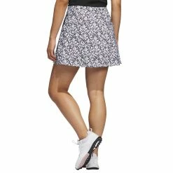 Adidas Women's Printed 16 Inch Skort -Shoes Popular Store adidas ss23 womens printed 16 inch skort black white back itempicture
