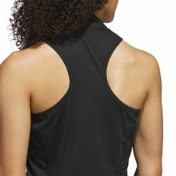 Adidas Women's Racerback Polo -Shoes Popular Store adidas ss23 womens racerback polo black detail1 itempicture