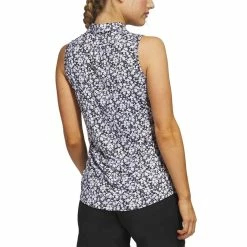 Adidas Women's Ultimate365 Printed Sleeveless Polo 10 Adidas Women's Ultimate365 Printed Sleeveless Polo -Shoes Popular Store adidas ss23 womens ultimate365 printed sleeveless polo black back itempicture