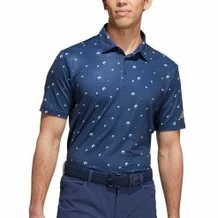 Adidas 2022 Ultimate365 Allover Print Polo -Shoes Popular Store adidas ultimate365 allover print polo crew navy itempicture