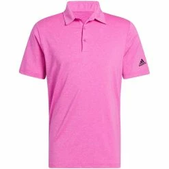 Adidas Ultimate365 Heather Polo 9 Adidas Ultimate365 Heather Polo -Shoes Popular Store adidas ultimate365 heather polo lucid fuchsia front itempicture