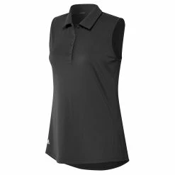 Adidas Women's Ultimate365 Solid Sleeveless Polo -Shoes Popular Store adidas women s ultimate365 solid sleeveless polo black