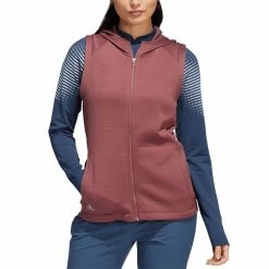 Adidas Women's COLD.RDY Vest -Shoes Popular Store adidas womens cold rdy vest quiet crimson on model itempicture