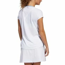 Adidas FW21 Women's Primeblue Heat.RDY Polo -Shoes Popular Store adidas womens fw21 primeblue heat rdy polo ambient sky back itempicture