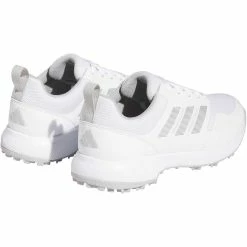 Adidas Women's Tech Response 3.0 SL Golf Shoes White/Grey Two/Silver -Shoes Popular Store adidas womens tech response 3 0 sl golf shoes white grey silver back itempicture