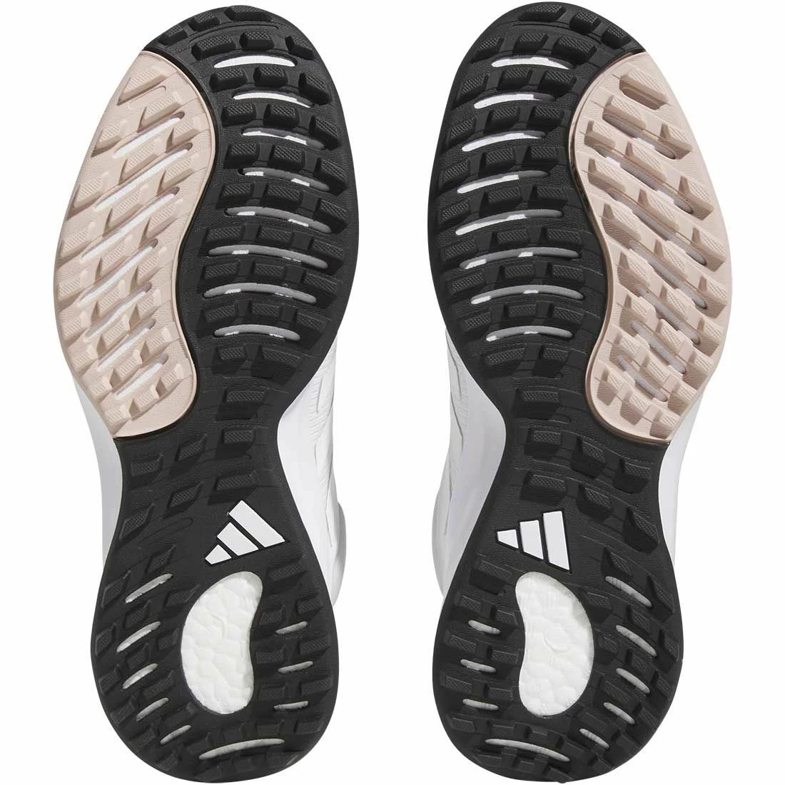 Adidas Women's Zoysia Golf Shoes White/Wonder Taupe 2 Adidas Women's Zoysia Golf Shoes White/Wonder Taupe - Image 2