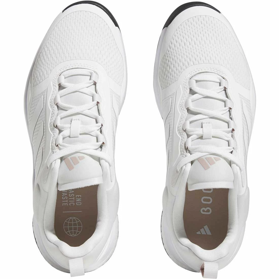 Adidas Women's Zoysia Golf Shoes White/Wonder Taupe 5 Adidas Women's Zoysia Golf Shoes White/Wonder Taupe - Image 5