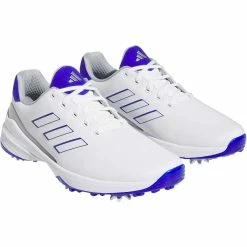 Adidas ZG23 Golf Shoes White/Lucid Blue -Shoes Popular Store adidas zg23 golf shoes white lucid blue gw1179 front itempicture