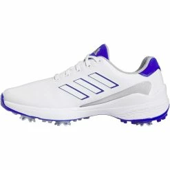 Adidas ZG23 Golf Shoes White/Lucid Blue -Shoes Popular Store adidas zg23 golf shoes white lucid blue gw1179 spine itempicture