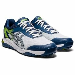 Asics GEL-Course Ace Golf Shoes White/Pure Silver -Shoes Popular Store asics gel course ace golf shoes white pure silver profile angle itempicture